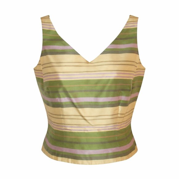 Vintage Ann Taylor Silk Two-Piece Set | Size 4 Petite - Picture 3 of 16